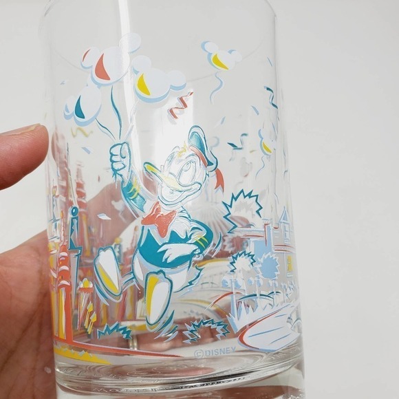 Walt Disney World Remember the Magic Glass Set of 3 Goofy Donald Duck & Lumière - Picture 4 of 11